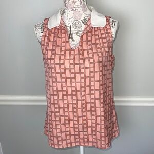 Banana Republic Pink Sleeveless Shell Blouse M
